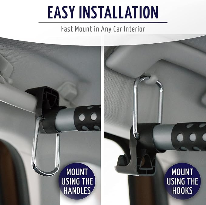 Zone Tech Automotive Expandable Clothes Hanger Bar - Image 3