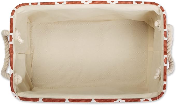 DII Polyester Container with Handles, Lattice Storage Bin - Image 3