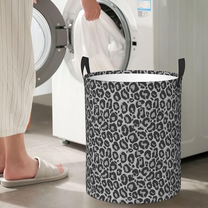 Leopard Cheetah Print Laundry Hamper Bag - Image 6