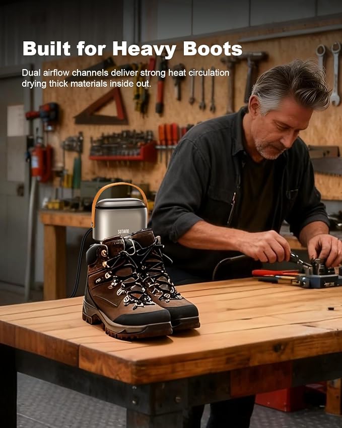 SOTHING Boot Dryer, Portable Shoe Dryer - Image 5