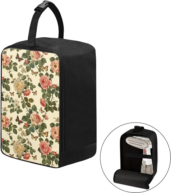 Retro Rose Portable Travel Carrying Bag - Image 2