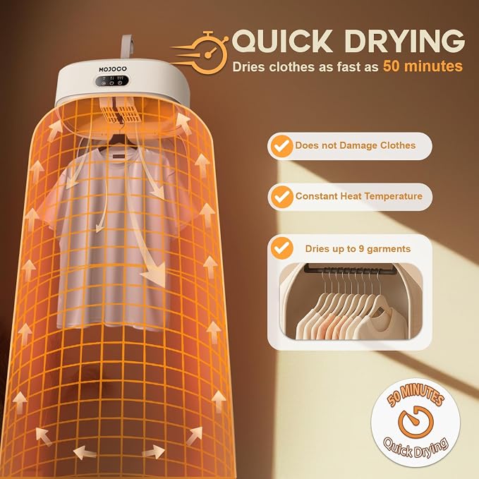 MOJOCO Portable Clothes Dryer - Image 2