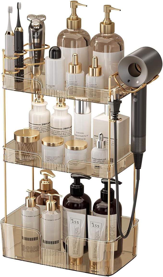 YCIA&DONE Luxury Bathroom Counter Organizer, Large Makeup Organizer Countertop by YCIADONE