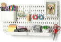 Keepo Peg Board Wall Organizer – Plastic Pegboard Panels, Modular Peg Board by Keepo