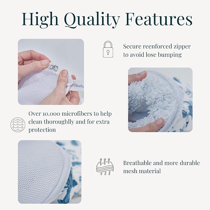 Bluehome Shoe Washing Machine Bags – Protective Mesh Laundry Bags - Image 4