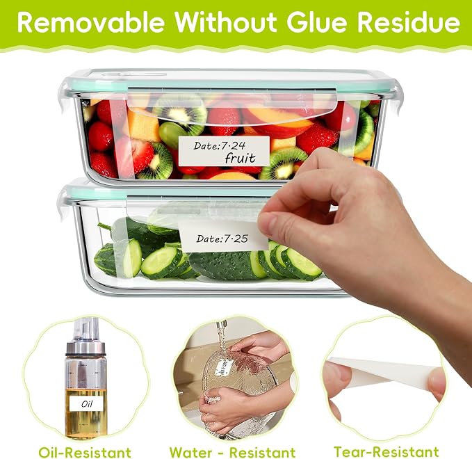 600 Blank Removable Freezer Labels - Image 2