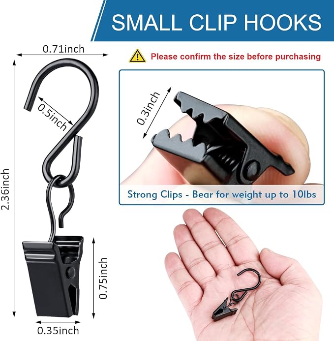 Christmas Light Clips Hanging Hooks - Image 2