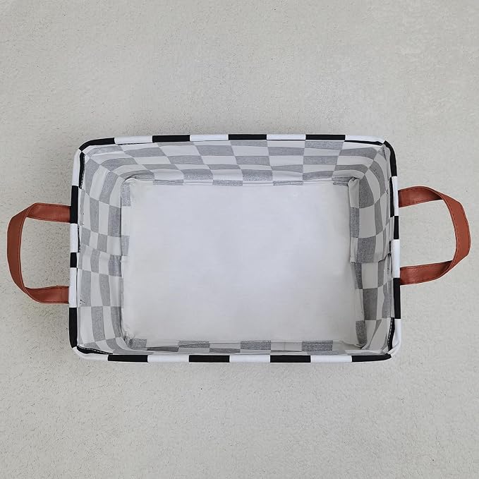 LANGYASHAN Rectangular Storage Bin Collapse Canvas Fabric Cartoon Storage Basket - Image 7