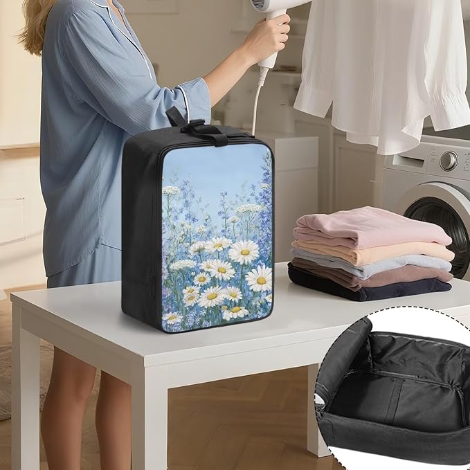 Universal Steamer Case Daisy Zippered Protective Pouch - Image 3