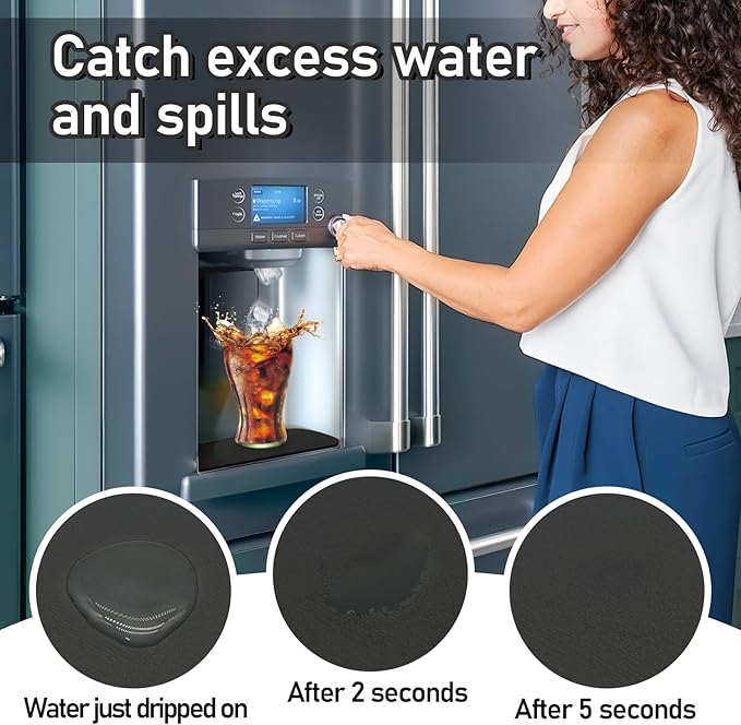 LOPNUR Refrigerator Drip Tray Catcher 2 Pack - Image 2