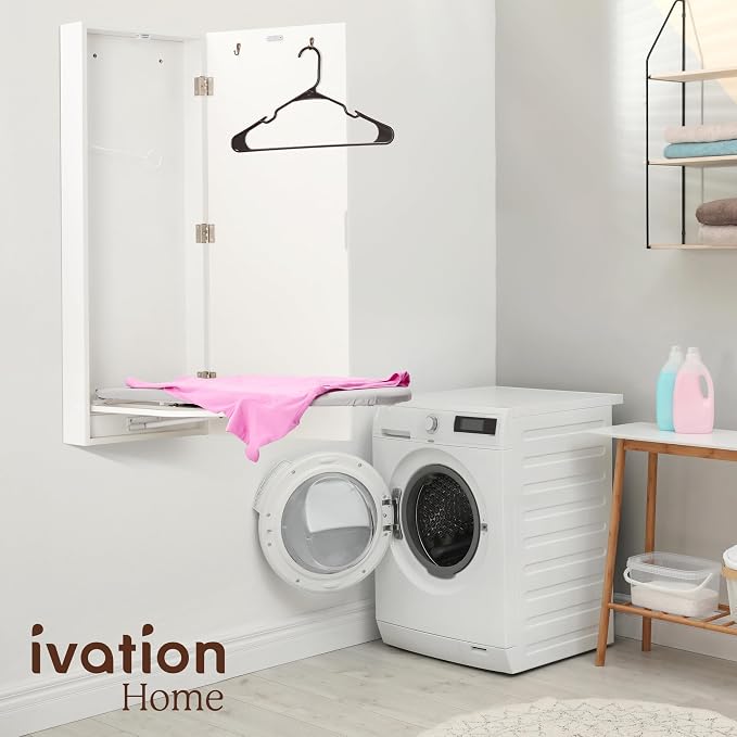 Ivation Wall-Mounted Ironing Board Cabinet - Image 7