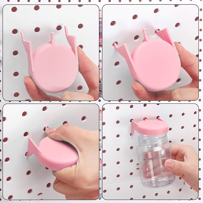 Unittype 20 Set Pegboard Organizer Accessories Peg Boards Jars - Image 4