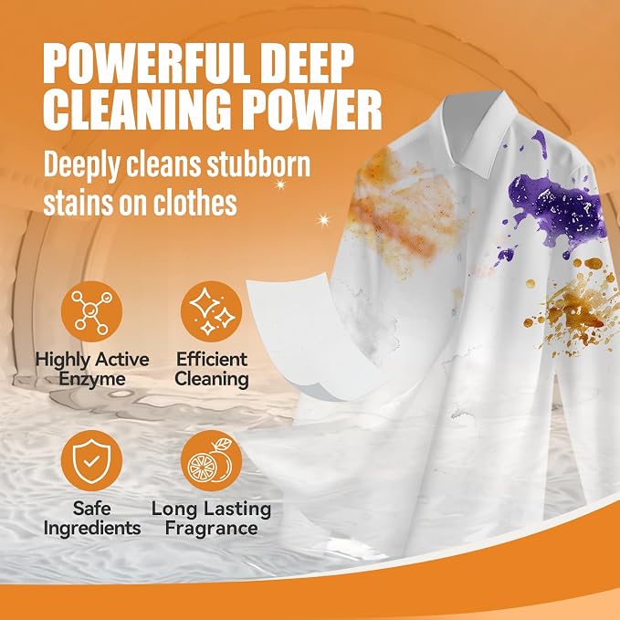 YUCO Laundry Detergent Sheets-Liquidless Eco-Friendly Travel Laundry Sheets - Image 3