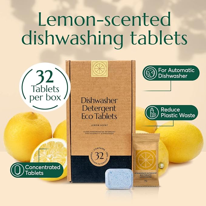 CLEANOMIC Dishwasher Pods, Foaming Dish Soap & Reusable Kitchen Cloth - Image 2