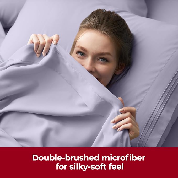 Mellanni Extra Deep Split King Sheets - Image 7