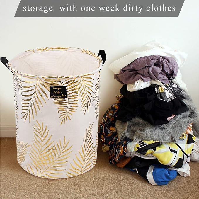 UUJOLY Collapsible Laundry Basket, Laundry Hamper - Image 2