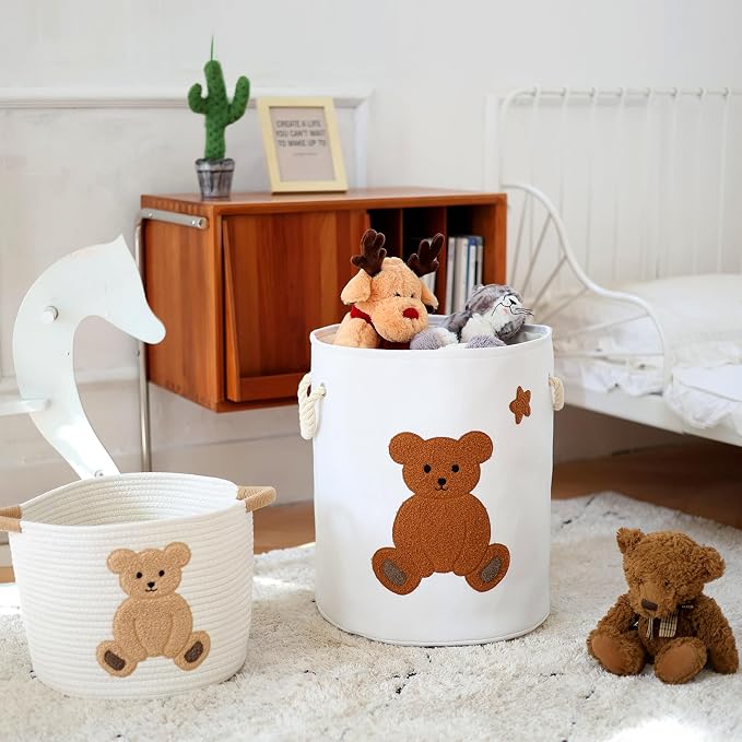 INough Large Laundry Basket Tall Baskets Storage - Image 2