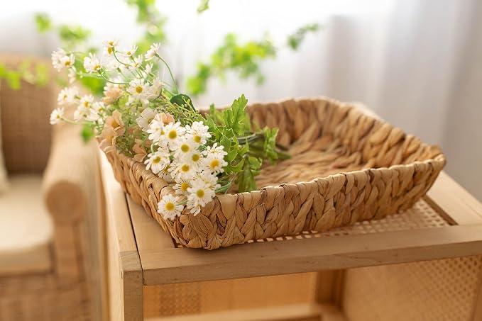 Hand-Woven Large Storage Baskets, Water Hyacinth Wicker Baskets - Image 5