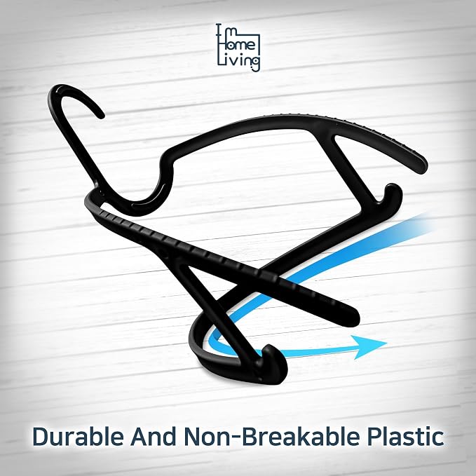 15" Compact Slim & Slimlink Interlocking Clothes Hangers, Space-Saving - Image 6