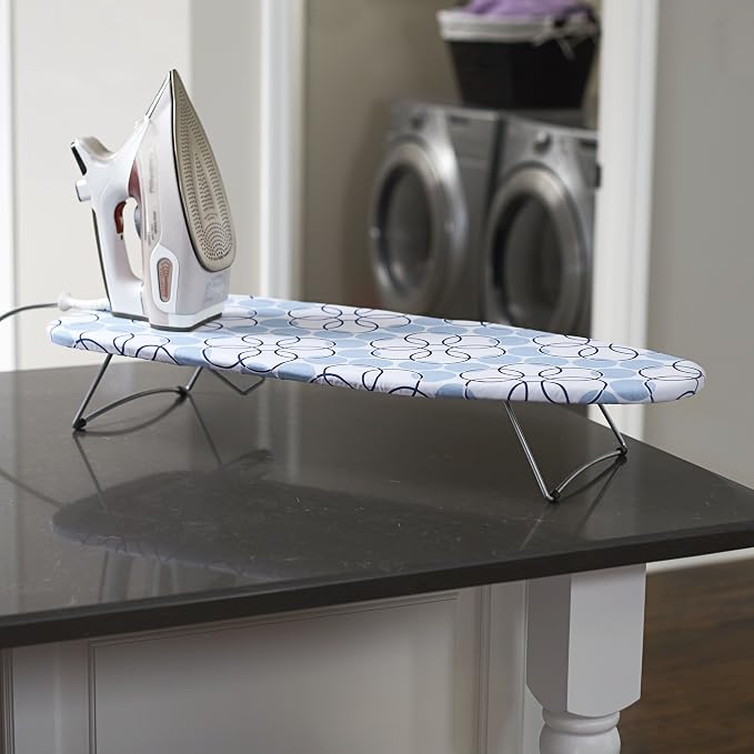 Household Essentials 122101 Small Tabletop Ironing Board - Image 3