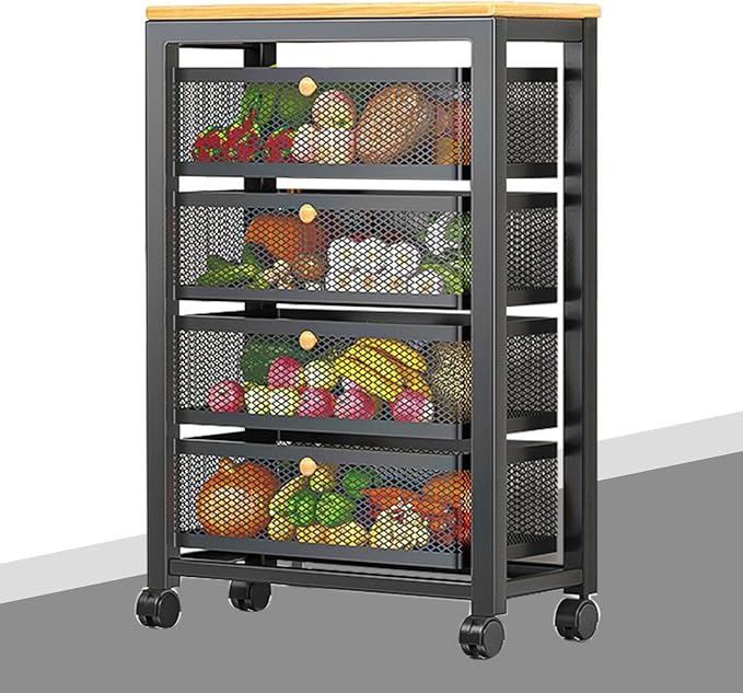 Compact Sideboard Storage Trolley by Unknown