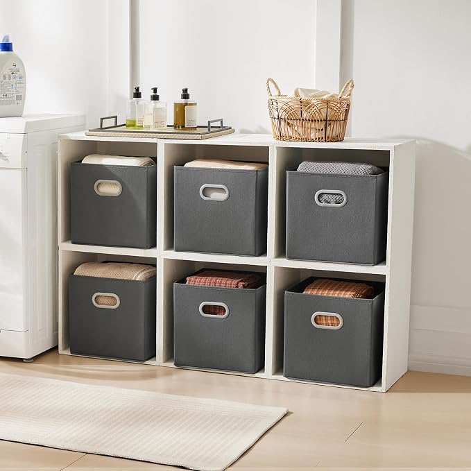 MAX Houser Fabric Storage Bins Cubes Baskets Containers - Image 7
