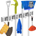 reliahom Adjustable Broom Holder Wall Mount, Mop Storage Tool Racks, Broom by reliahom