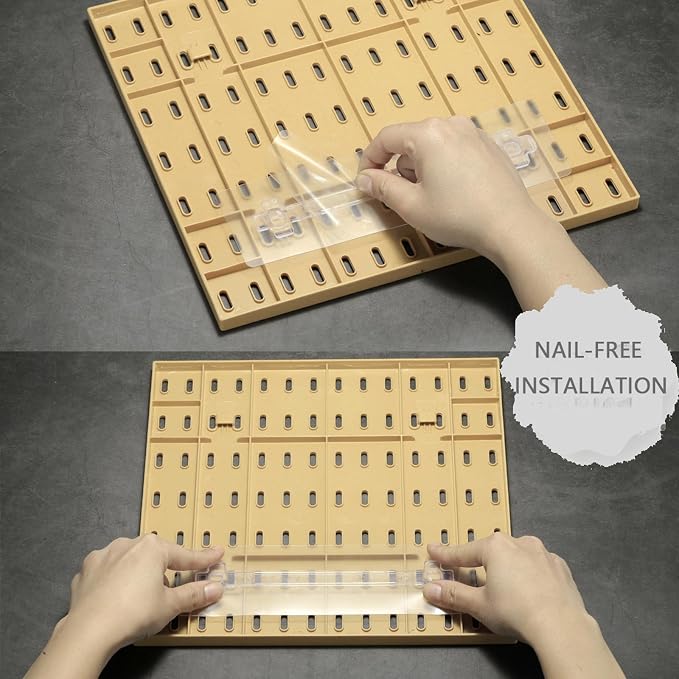 Pegboard Combination Kit, Wall Mounted Storage Set - Image 4