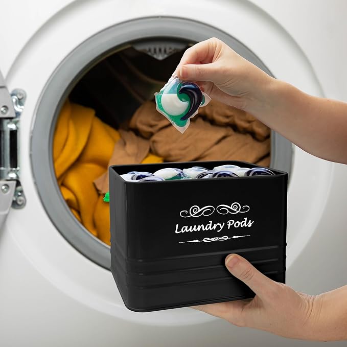 ELITAPRO Modern Farmhouse Laundry Pods Container - Image 6