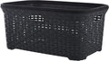 Superio Laundry Basket Wicker Style Storage Hamper Basket by Superio