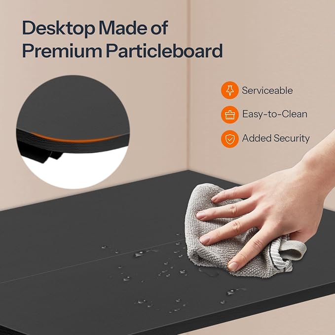 HOOBRO Folding Table, Wall Mounted Floating Desk - Image 8