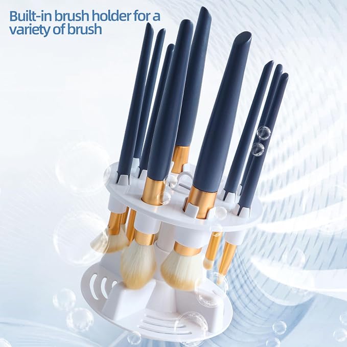 Electric Makeup Brush Cleaner Machine, Portable Compact Design - Image 5