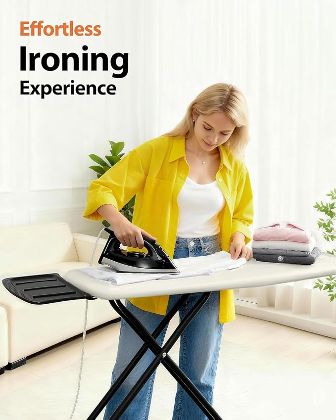 Full Size Ironing Board, Extra wide Foldable Iron Board, Heavy Duty Iron Rest - Image 5