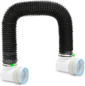 4inch 10FT Dryer Vent Hose for Tight Space, 90 Degree Dryer Vent Elbow by PeteMici