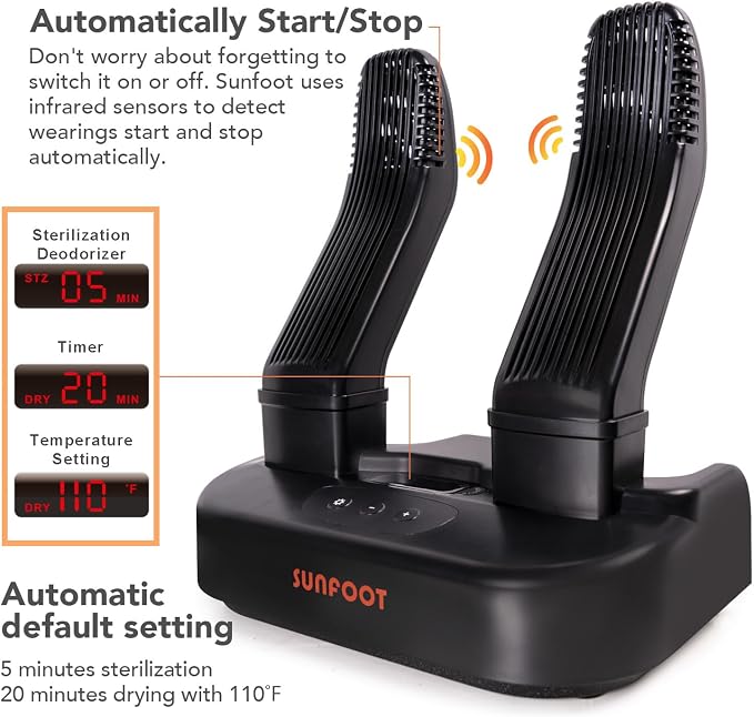 SUNFOOT Boot Dryer And Deodorizer Shoe Dryers - Image 4