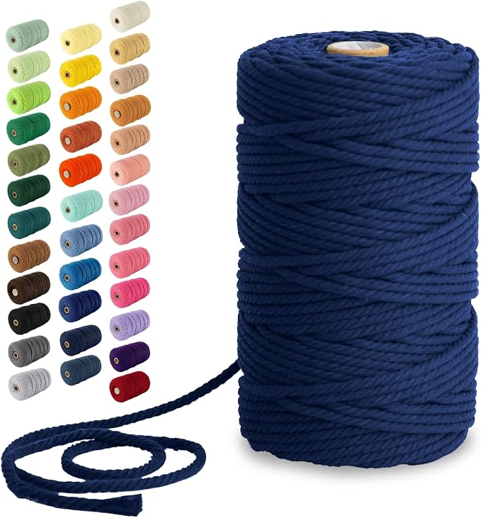 Nook Theory Macrame Cord - 4mm 109 Yards Cotton Rope by NookTheory
