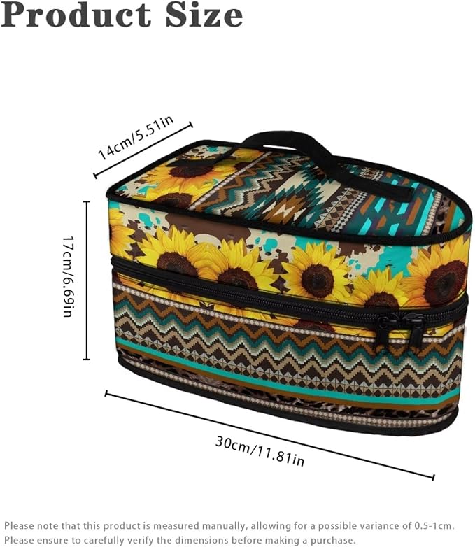 Indian Sunflower Iron Portable Storage Bag - Image 6