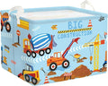 Construction Vehicle Baby Laundry Hamper Collapsible Clothes Kids Storage by HUUMONSS