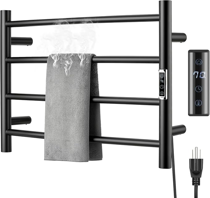 Electric Towel Warmer with Built-in Timer by Yariwiz
