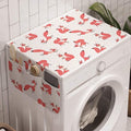 Lunarable Squirrel Washing Machine Organizer, Little Pink Squirrels Under by Lunarable