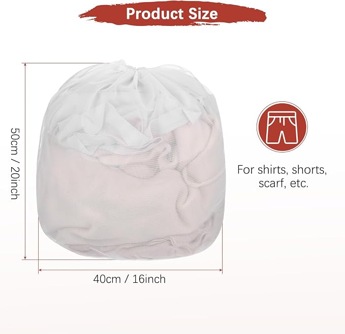 16x20 in Mesh Laundry Bags - Image 3