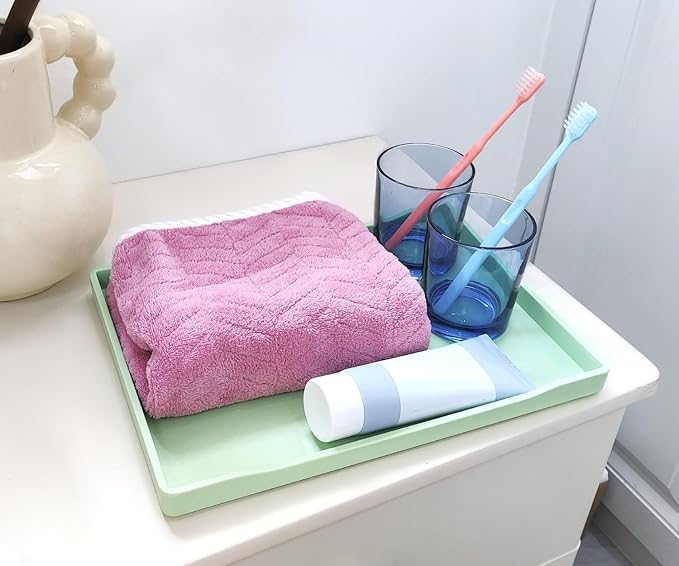 Green Serving Tray for Serving Accessory, Perfume and Display Use. - Image 2