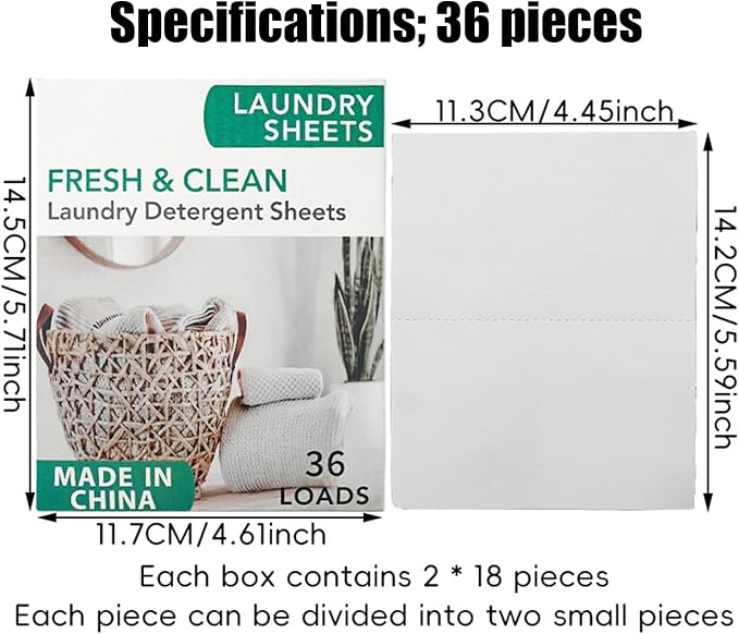 Laundry Detergent Sheets, Scented Cleaning Sheet, Odor Removal Sheets - Image 2