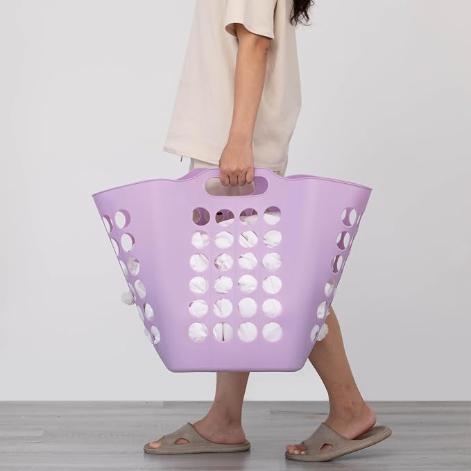 Flexible Plastic Laundry Basket - Image 3