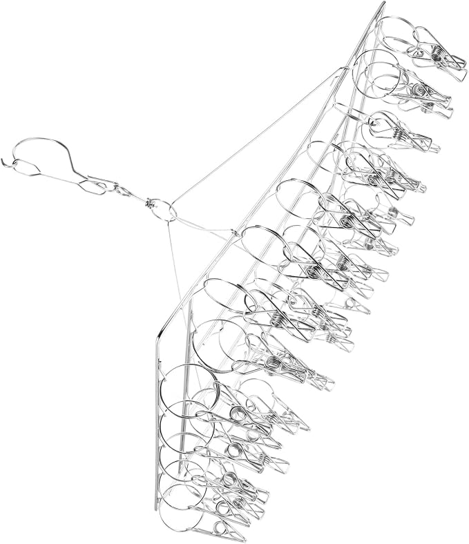 Stainless Steel Windproof Clothes Drying Rack by JOINPAYA