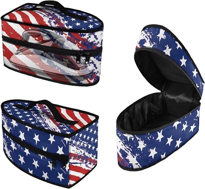 Stars And Stripes Steam Iron Case by Maiyoinou