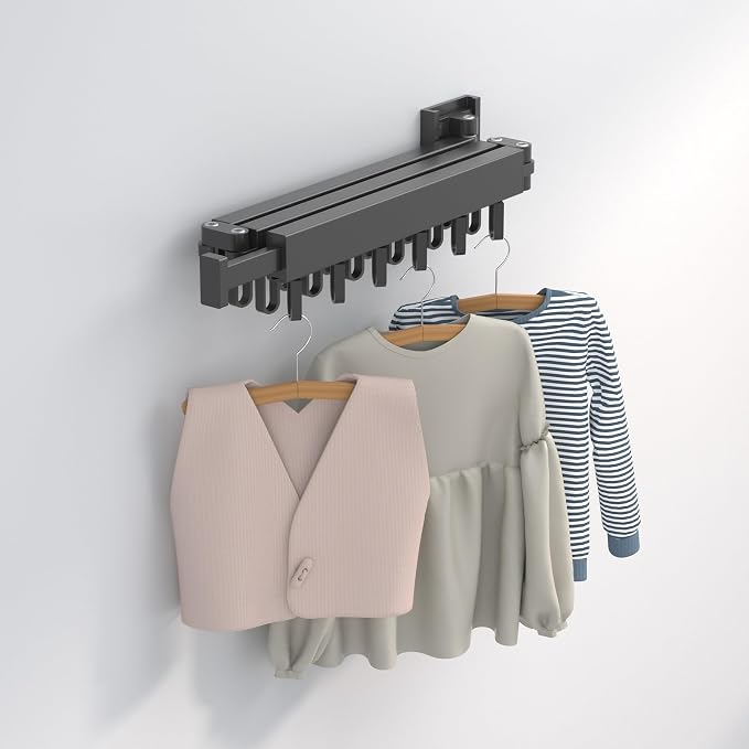 Clothes Drying Rack, Laundry Drying Rack Wall Mount - Image 6