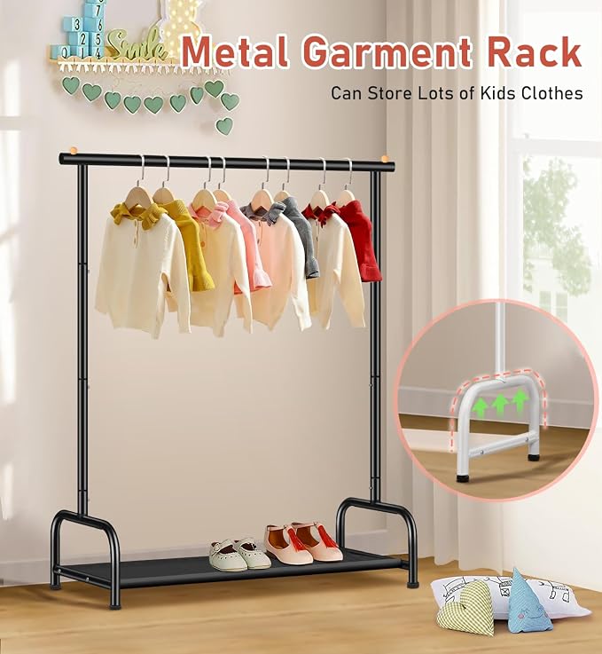 SLEEPING LAMB Kids Clothing Rack, Small Baby Clothes Rack - Image 3