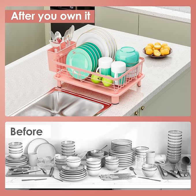 Dish Drying Rack, Space-Saving Dish Rack, Dish Racks - Image 5