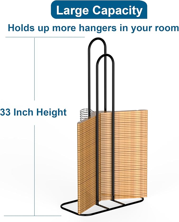 EASTTOWEST Hanger Stacker Organizer, 33 inch Height Stand, Clothes Hanger - Image 2
